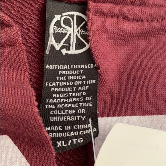 Minnesota Gophers burgundy soft v-neck hoodie XL - Picture 7 of 7